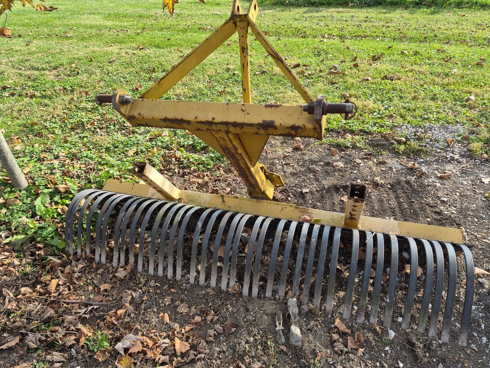 King Kutter 3-Point Hitch Steel Landscape Rake