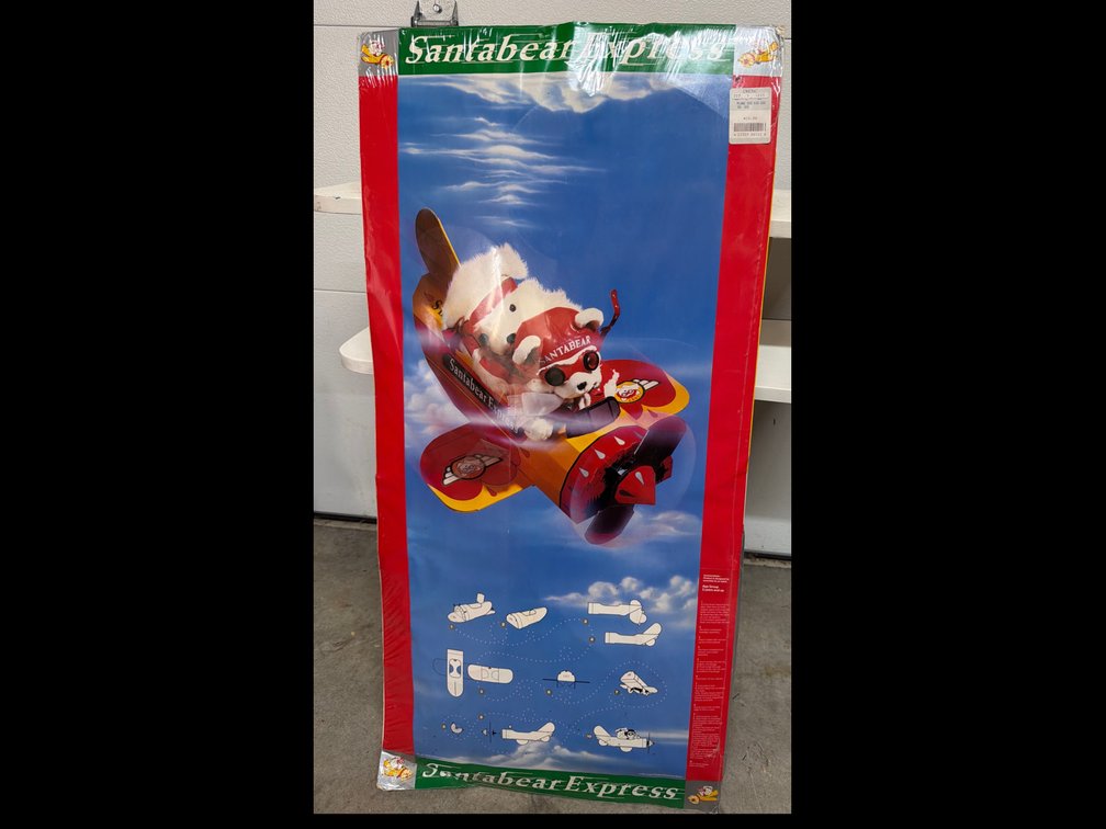Santabear Express 1987 Unassembled Toy Airplane Set