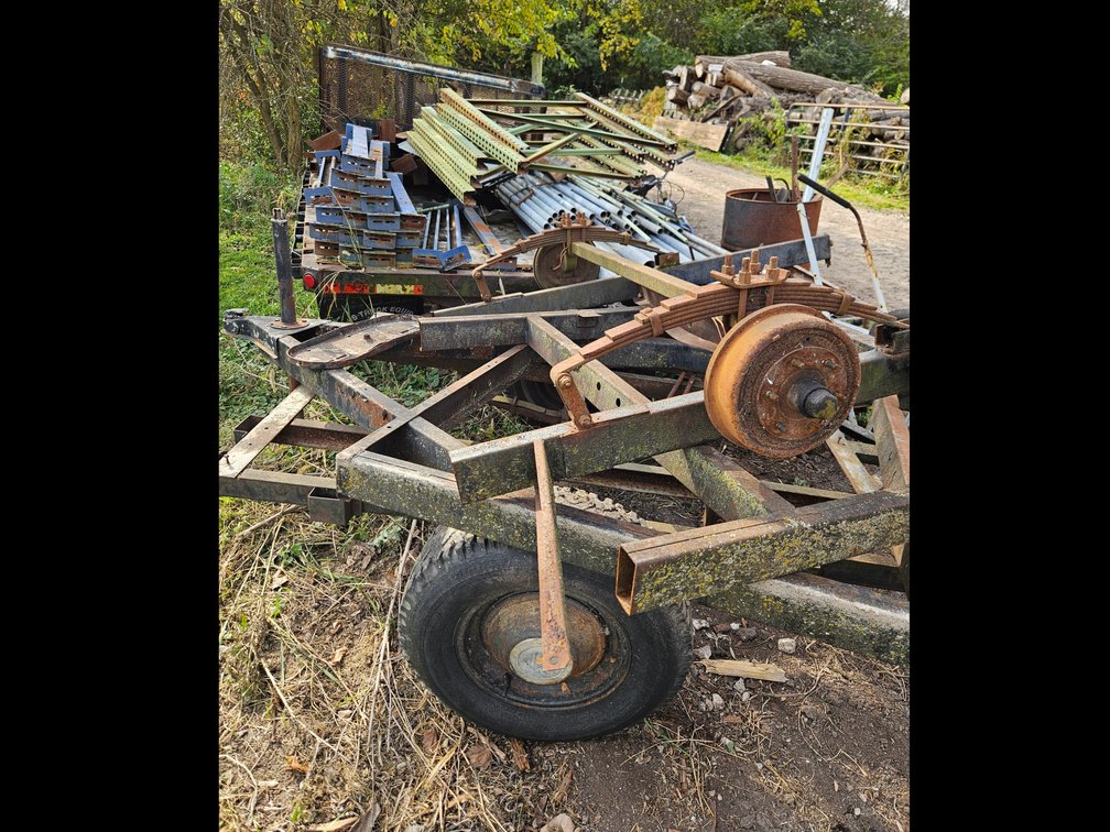 SCRAP! Trailer Frames, Structural Steel, Racking, Bicycle, and More