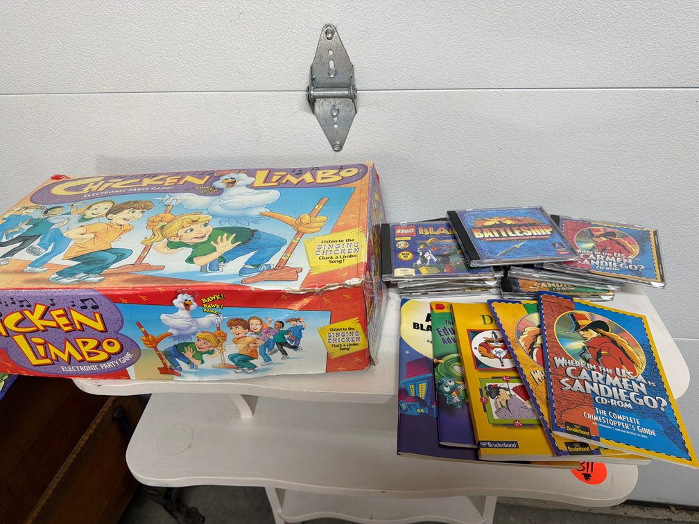 Electronic Floor Mat Games, Chicken Limbo, and PC CD-ROM Games