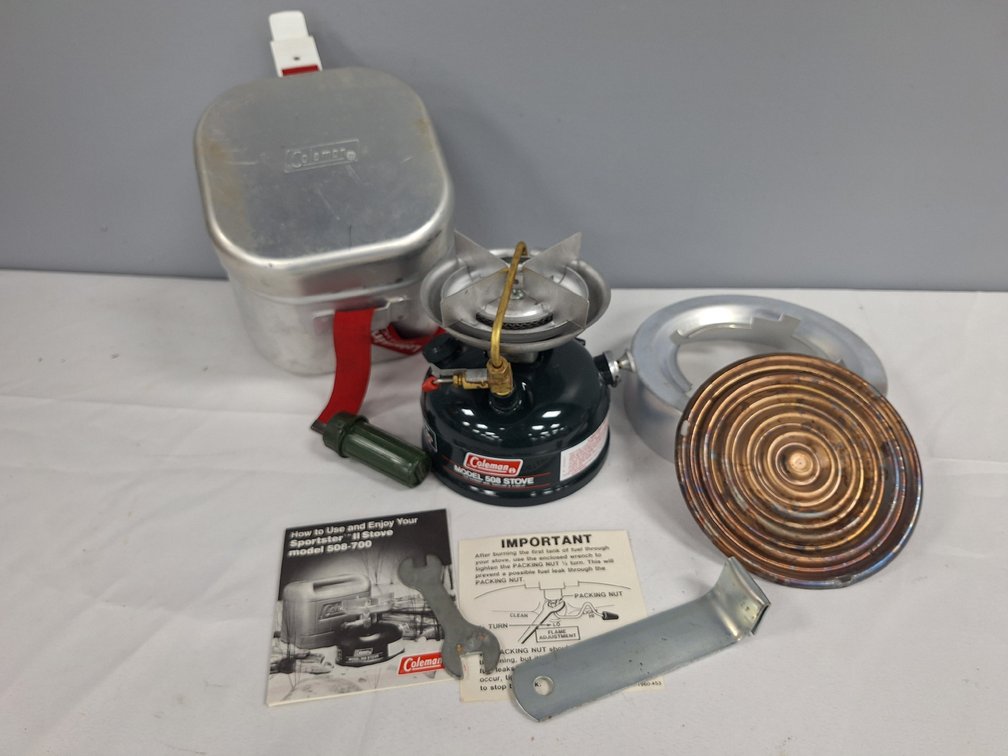 Coleman Model 508 Sportster II Camp Stove Set