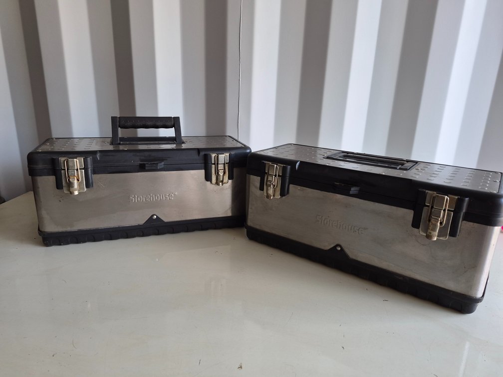 Storehouse Metal and Plastic Portable Toolboxes