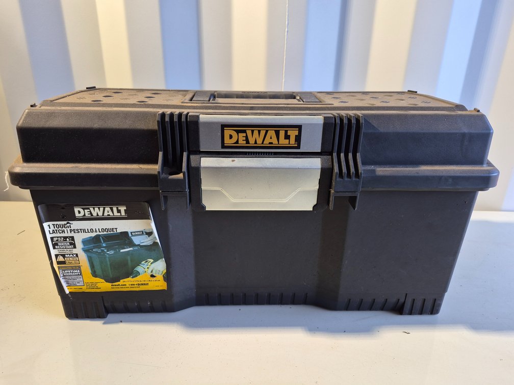 DEWALT DWST24082 1 Touch Latch Plastic Toolbox