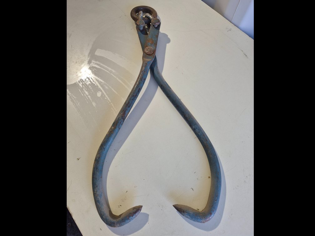 Forged Steel Logging Tongs with Hoist Ring