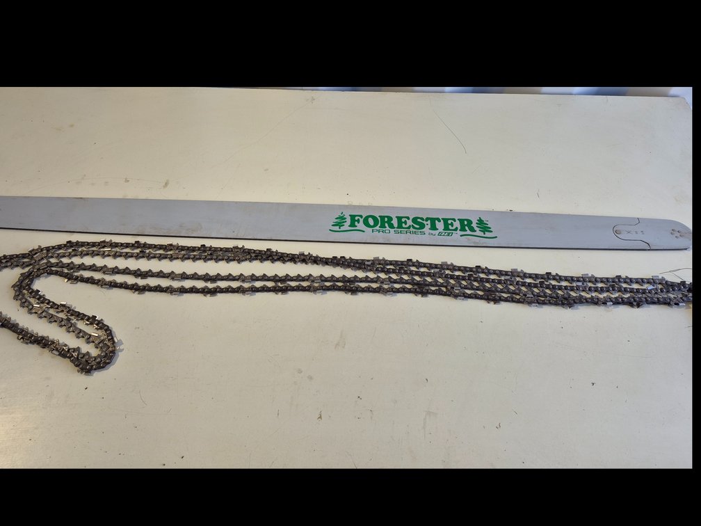 Forester Pro Series Chainsaw Guide Bar and Chains
