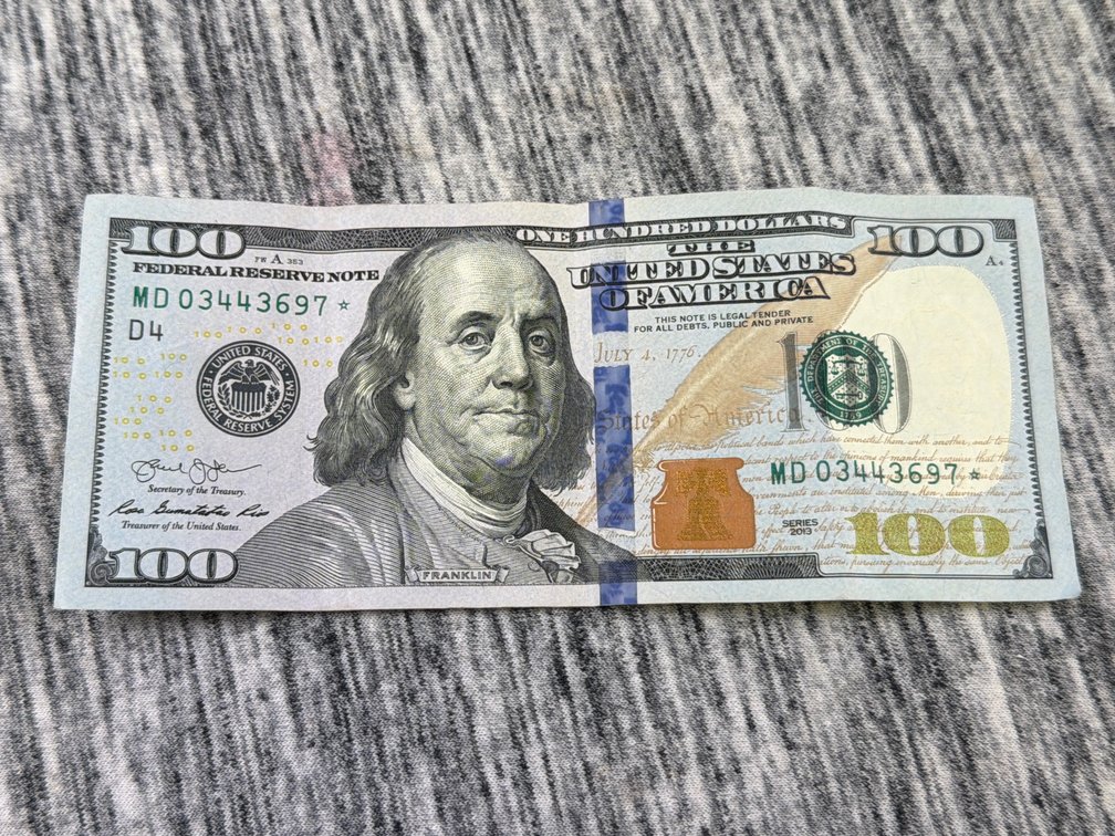 $ 100 STAR NOTE BILL SERIES 2013