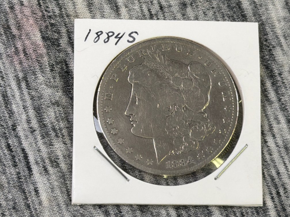 1884 S MORGAN SILVER DOLLAR