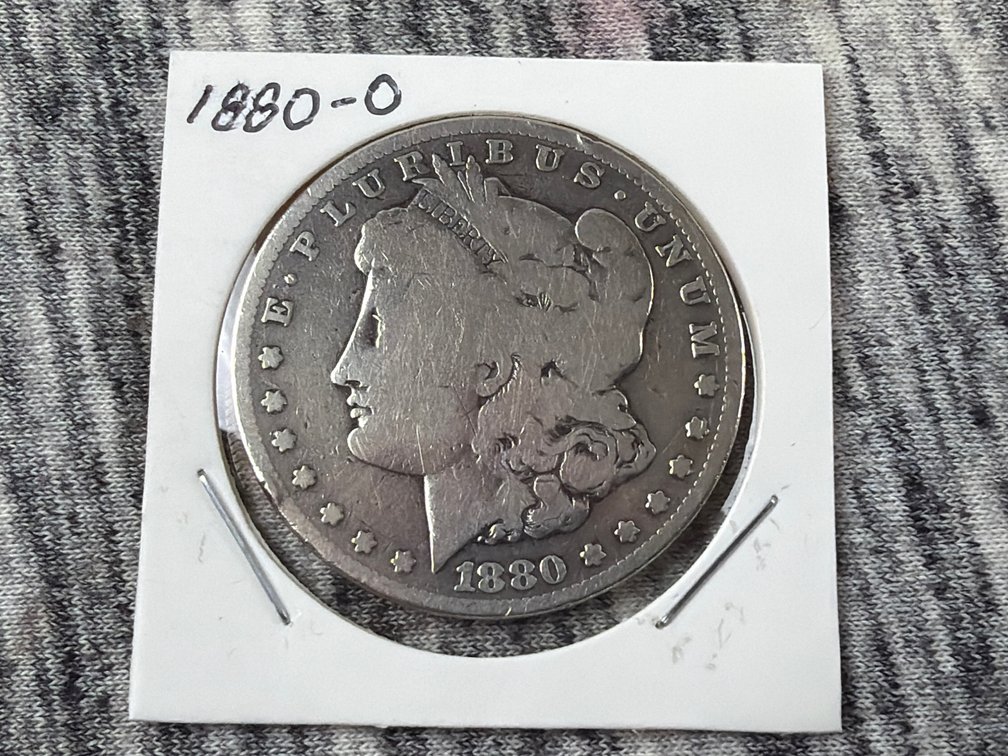 1880 O MORGAN SILVER DOLLAR