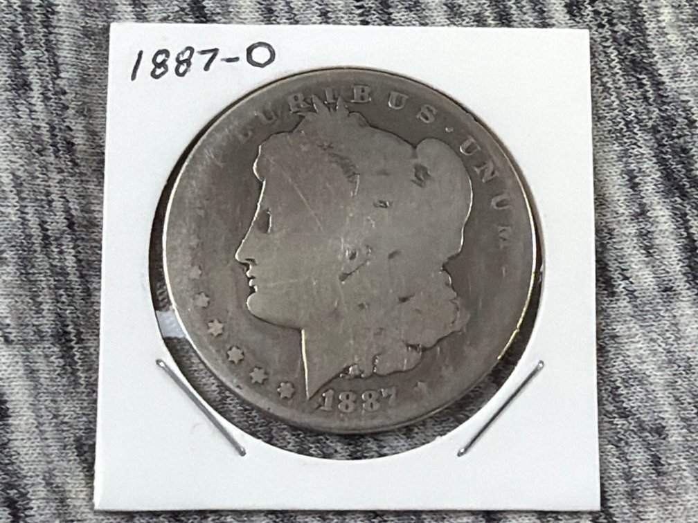 1887 O MORGAN SILVER DOLLAR