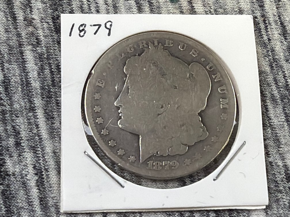 1879 MORGAN SILVER DOLLAR