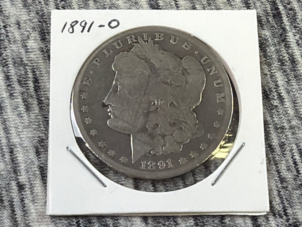 1891 O MORGAN SILVER DOLLAR
