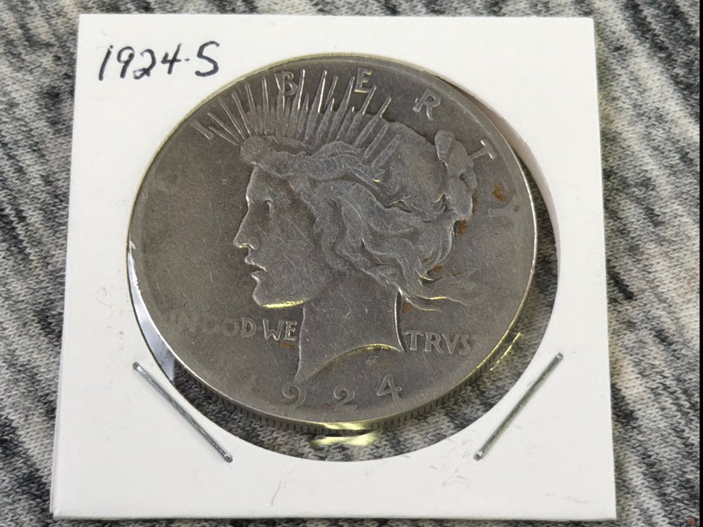 1924 S PEACE DOLLAR