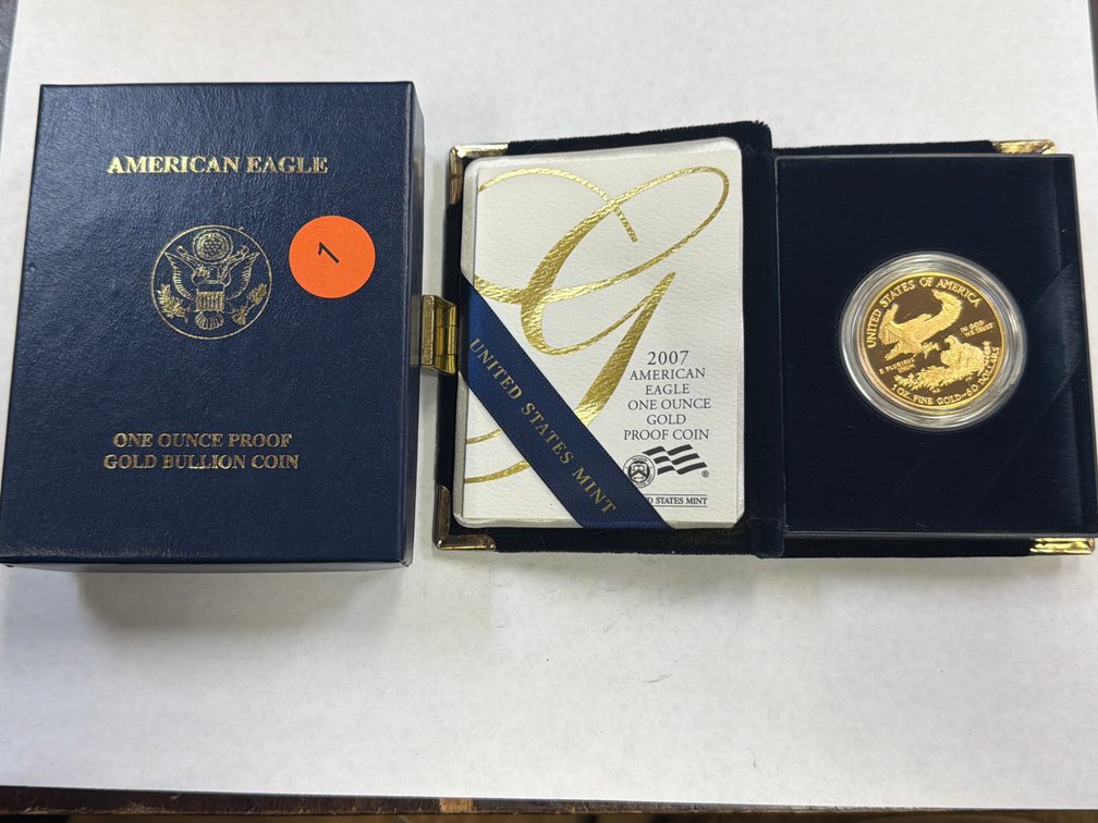 2007 AMERICAN EAGLE ONE OUNCE PROOF GOLD BULLION COIN