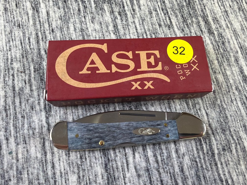 CASE XX POCKET WORN GRAY BONE CRANDALL JIG COPPERLOCK KNIFE