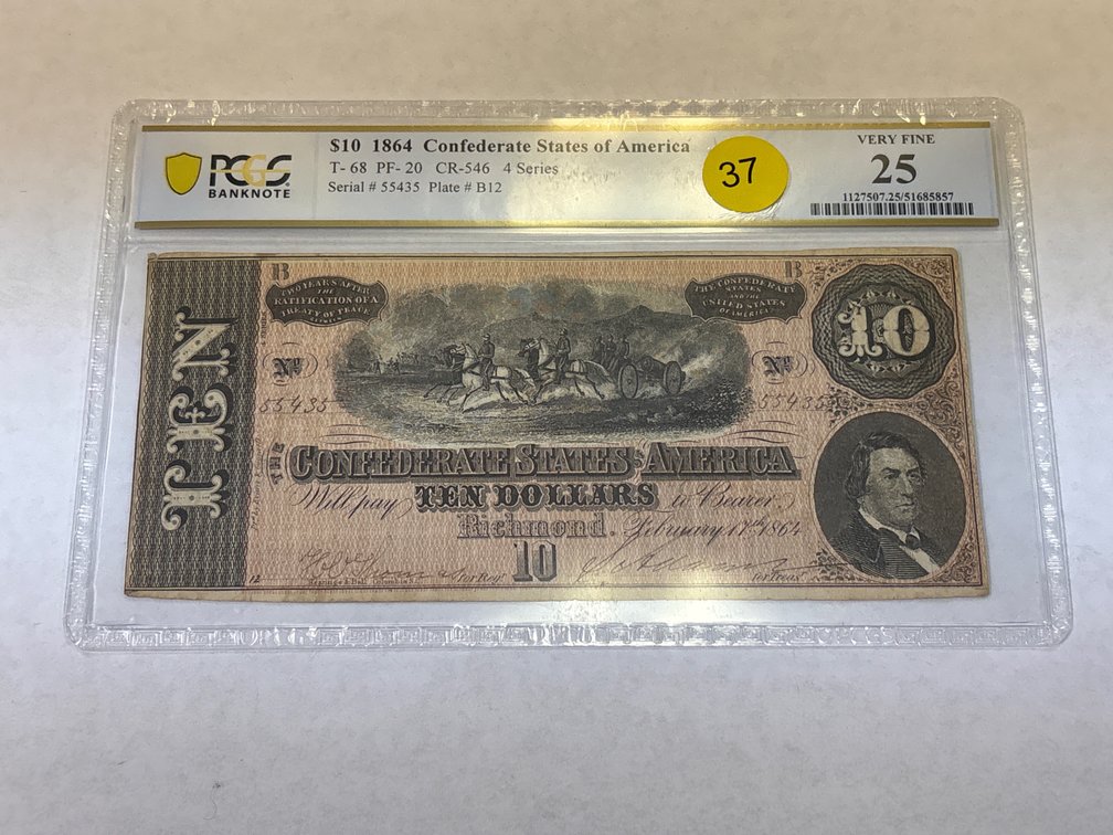 1864 CONFEDERATE NOTE