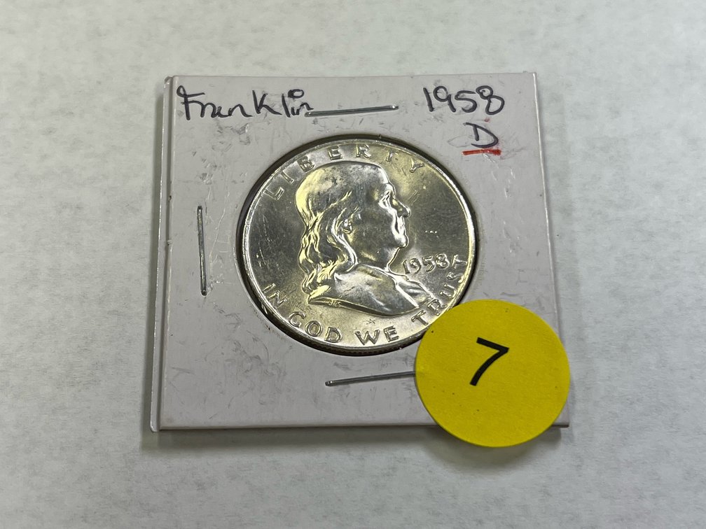 1958-D FRANKLIN HALF DOLLAR