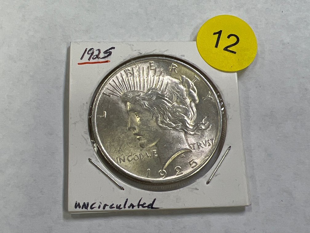 1925 SILVER PEACE DOLLAR
