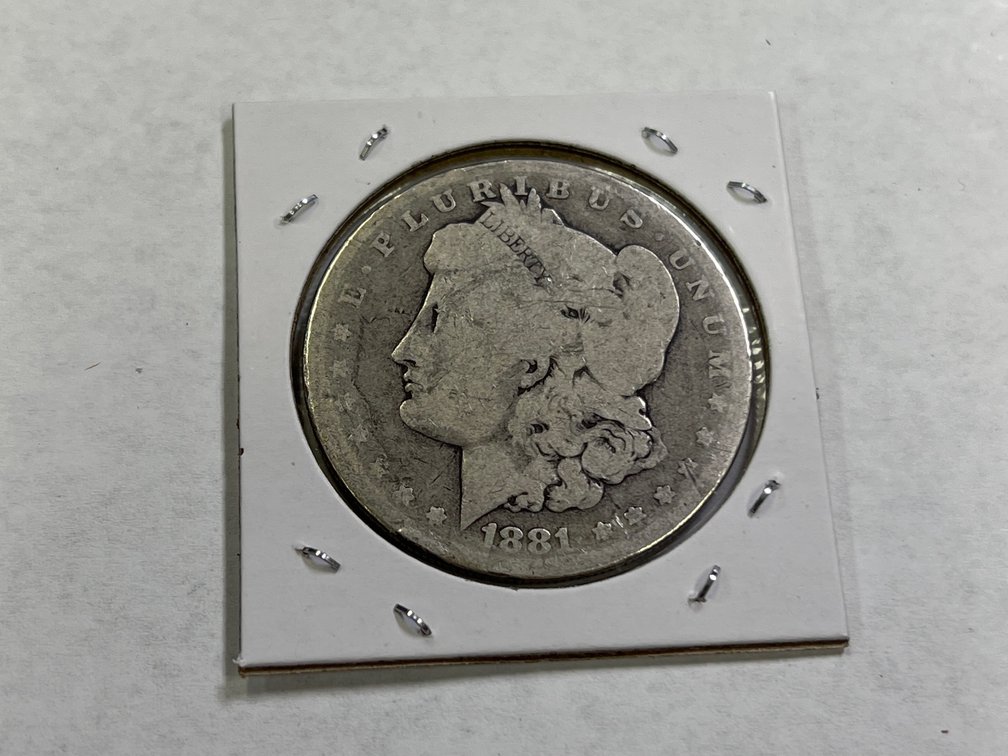 1881 MORGAN SILVER DOLLAR