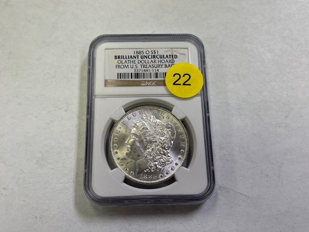 1885-O MORGAN SILVER DOLLAR