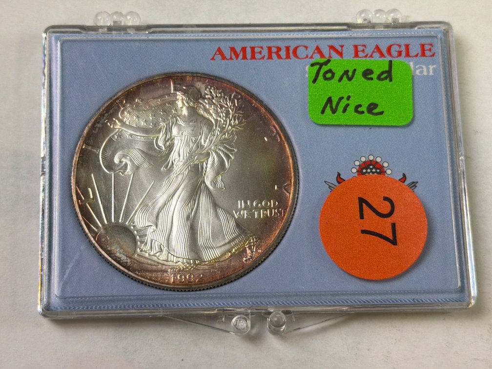 1992 AMERICAN EAGLE SILVER DOLLAR
