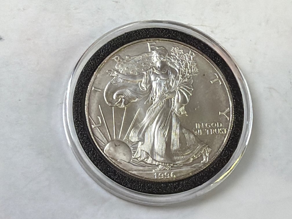 1996 AMERICAN SILVER EAGLE DOLLAR