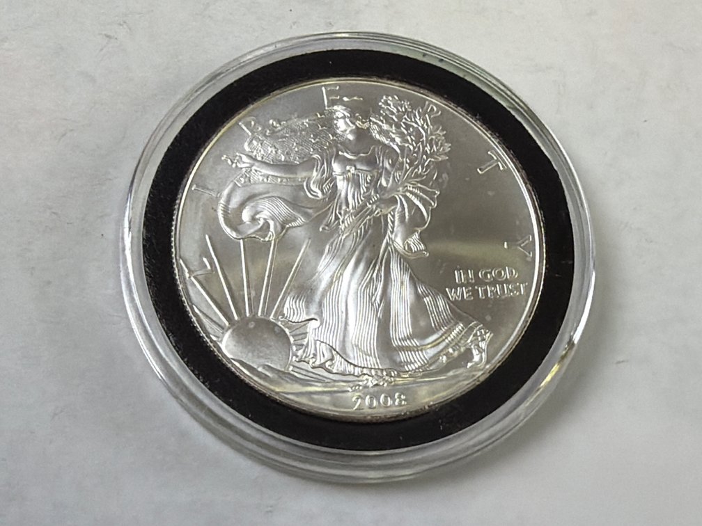 2008  AMERICAN SILVER EAGLE DOLLAR