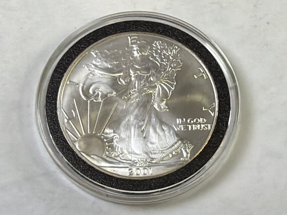 2001  AMERICAN SILVER EAGLE DOLLAR