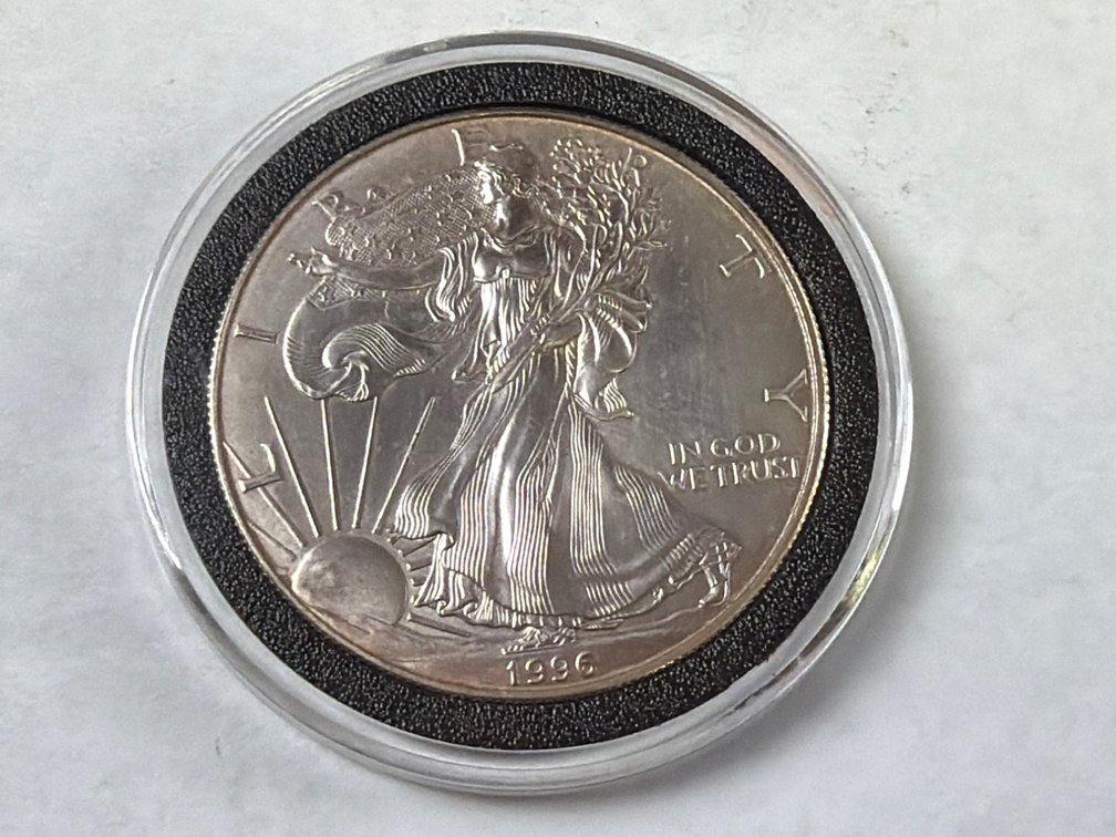 1996  AMERICAN SILVER EAGLE DOLLAR