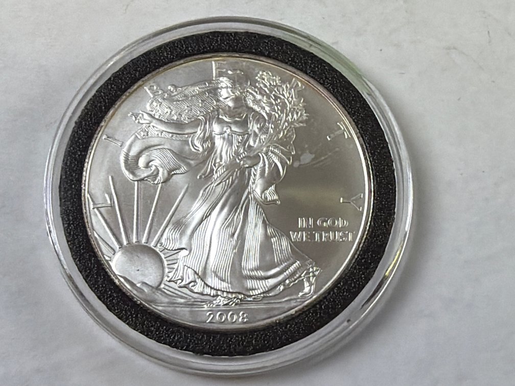 2008  AMERICAN SILVER EAGLE DOLLAR