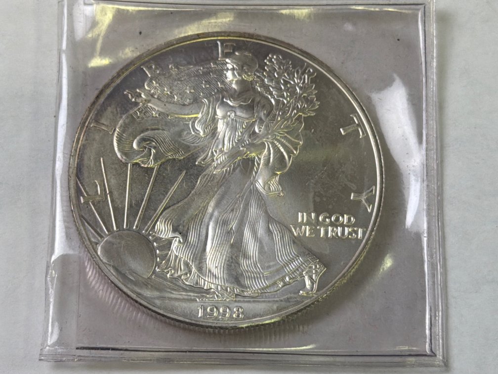 1998  AMERICAN SILVER EAGLE DOLLAR