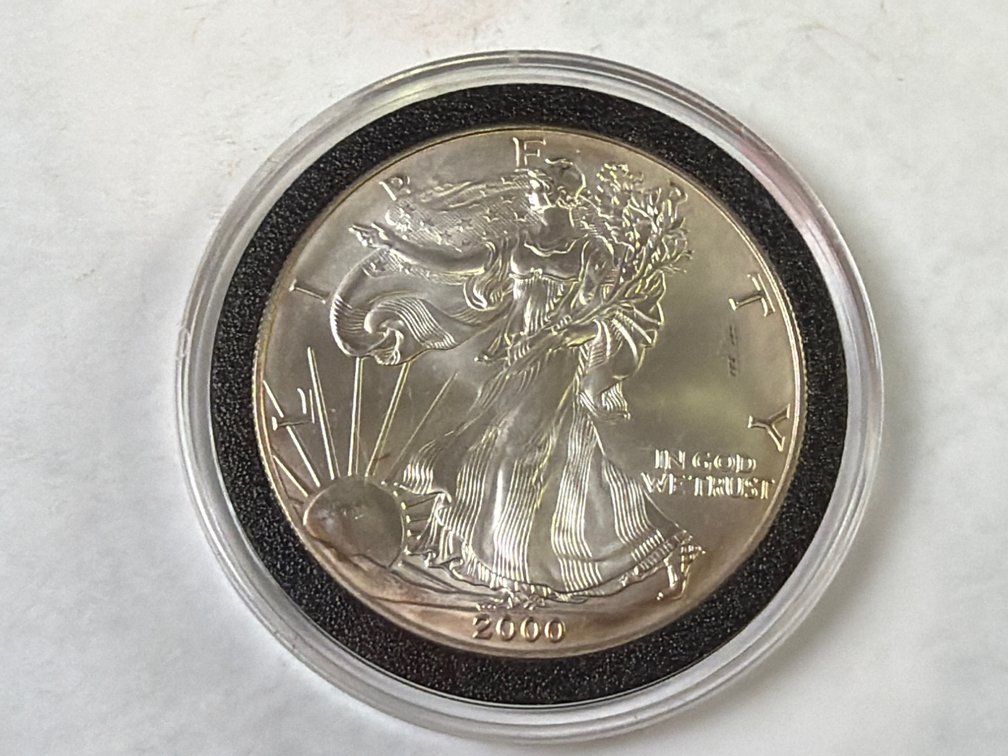 2000 AMERICAN SILVER EAGLE DOLLAR