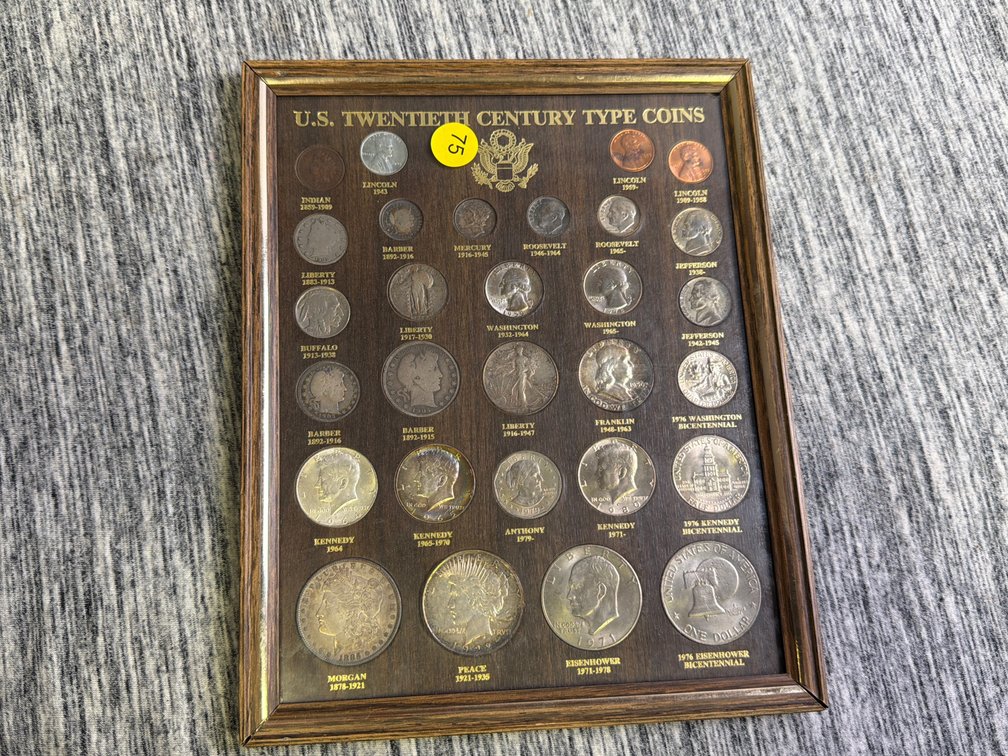 U.S TWENTIETH CENTURY TYPE COINS