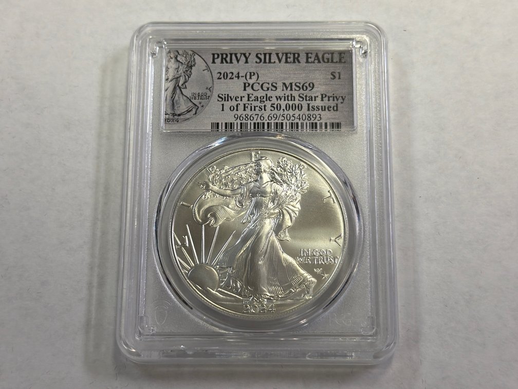 PRIVY SILVER EAGLE DOLLAR 2024