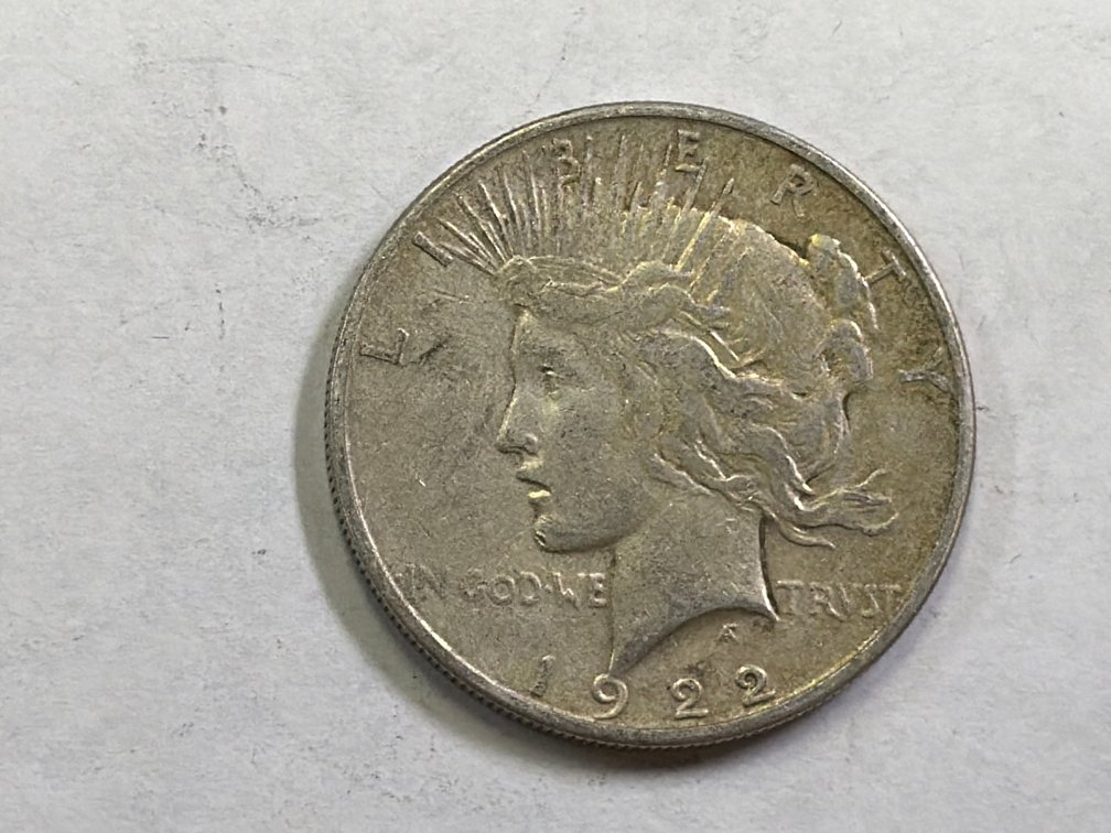1922 S PEACE DOLLAR