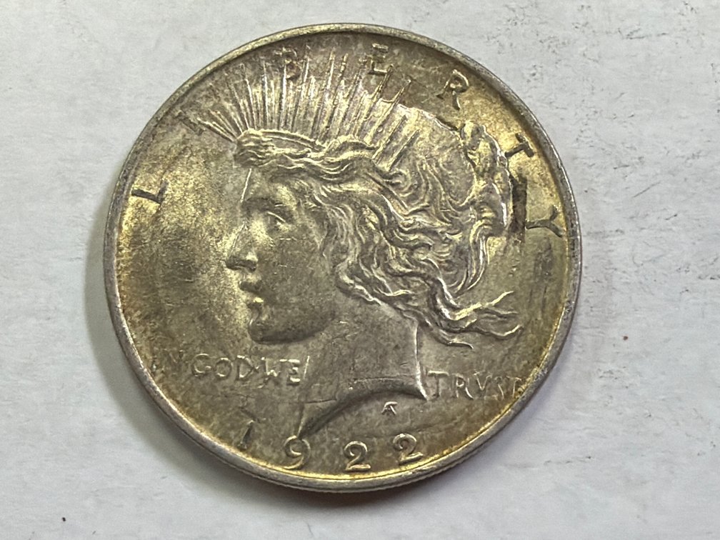 1922 D PEACE DOLLAR