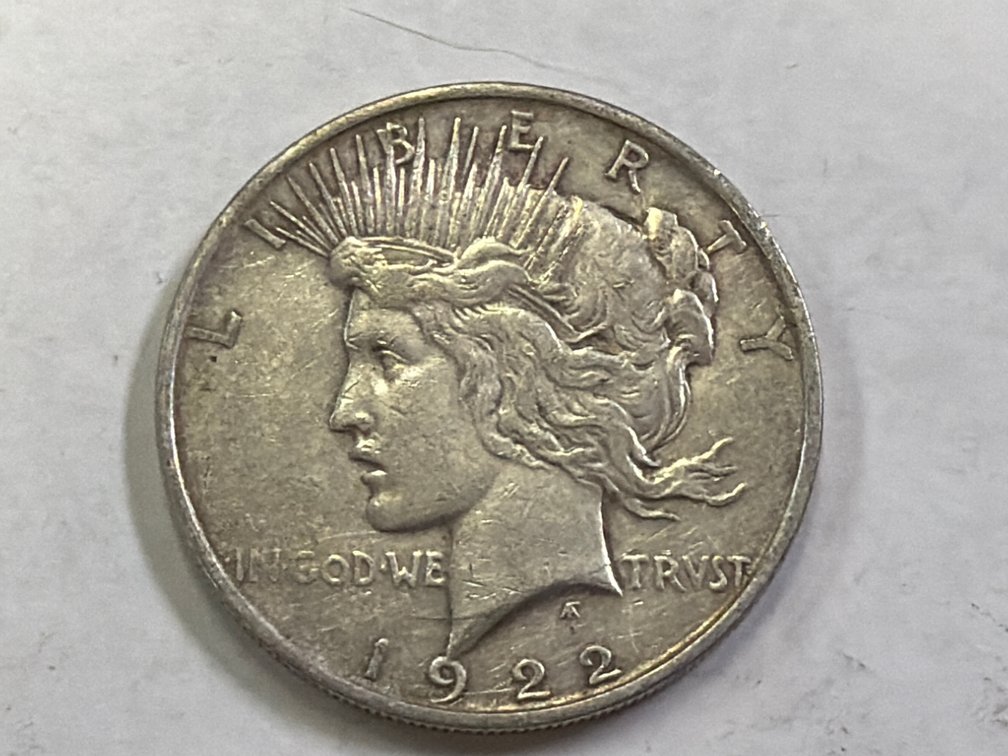 1922 D PEACE DOLLAR