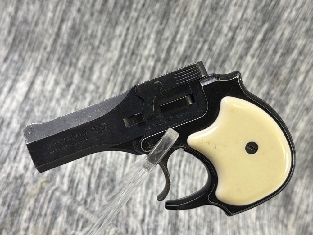 HI-STANDARD DERRINGER D-100 22CAL SEMI PISTOL TRANS#3968
