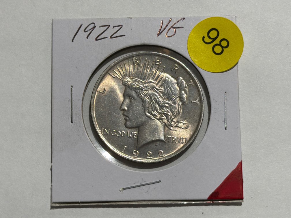 1922 PEACE DOLLAR