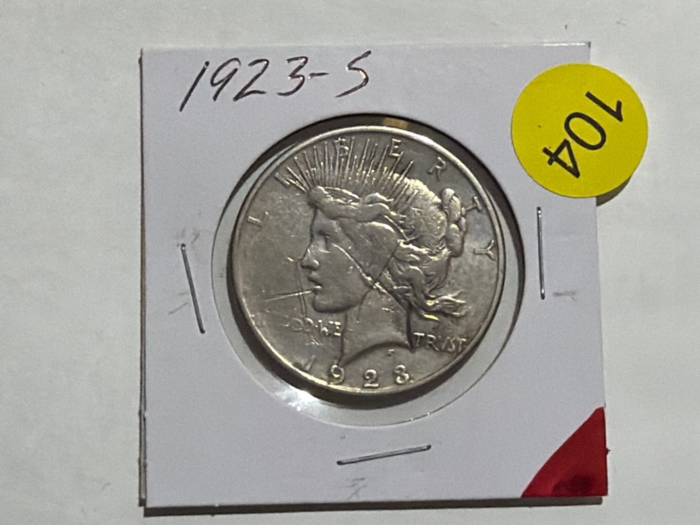 1923 S PEACE DOLLAR