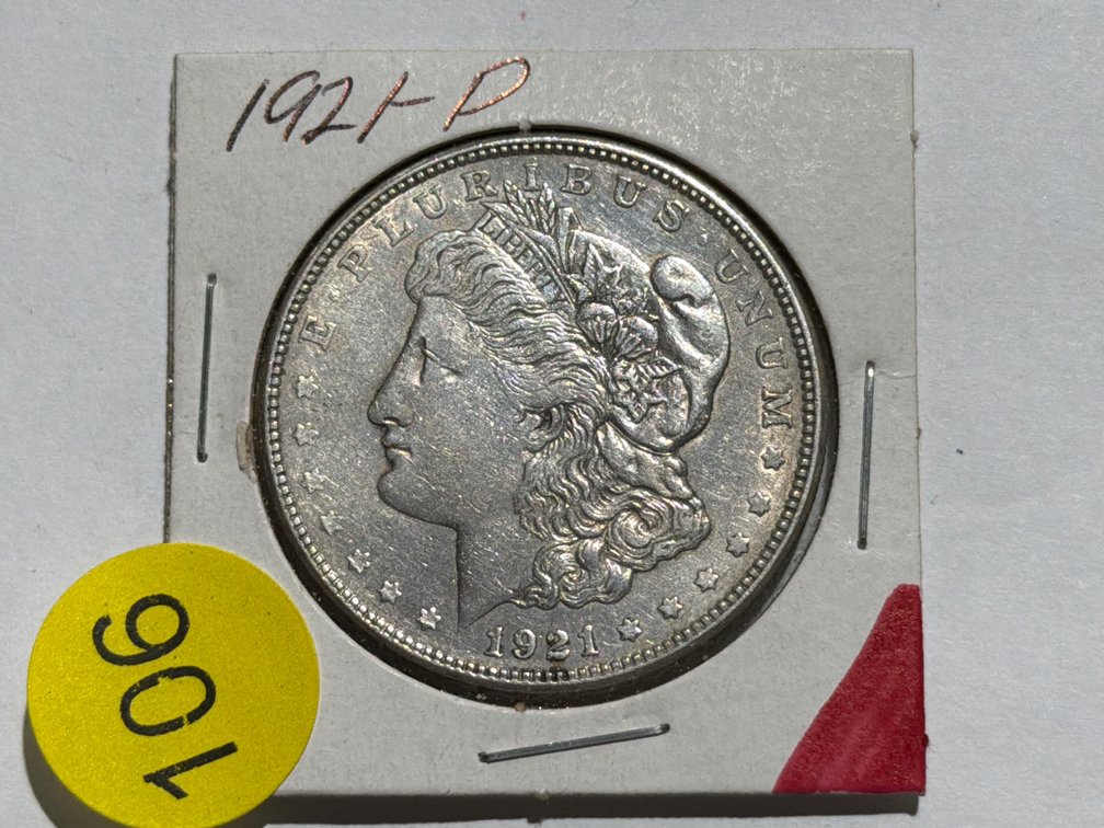 1921 D MORGAN SILVER DOLLAR