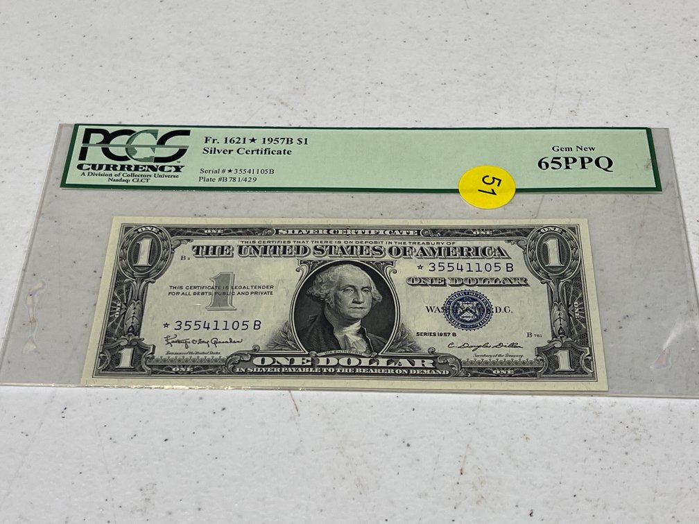 1957B $1 STAR SILVER CERTIFICATE
