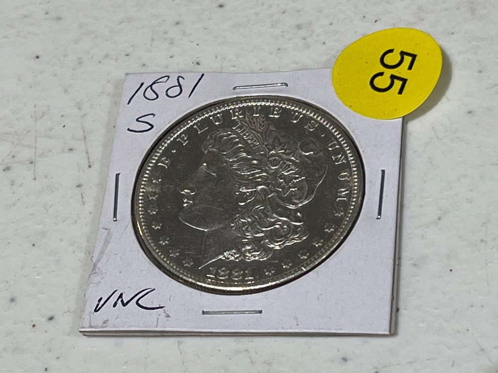 1881-S MORGAN SILVER DOLLAR