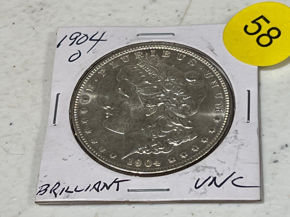 1904-O MORGAN SILVER DOLLAR