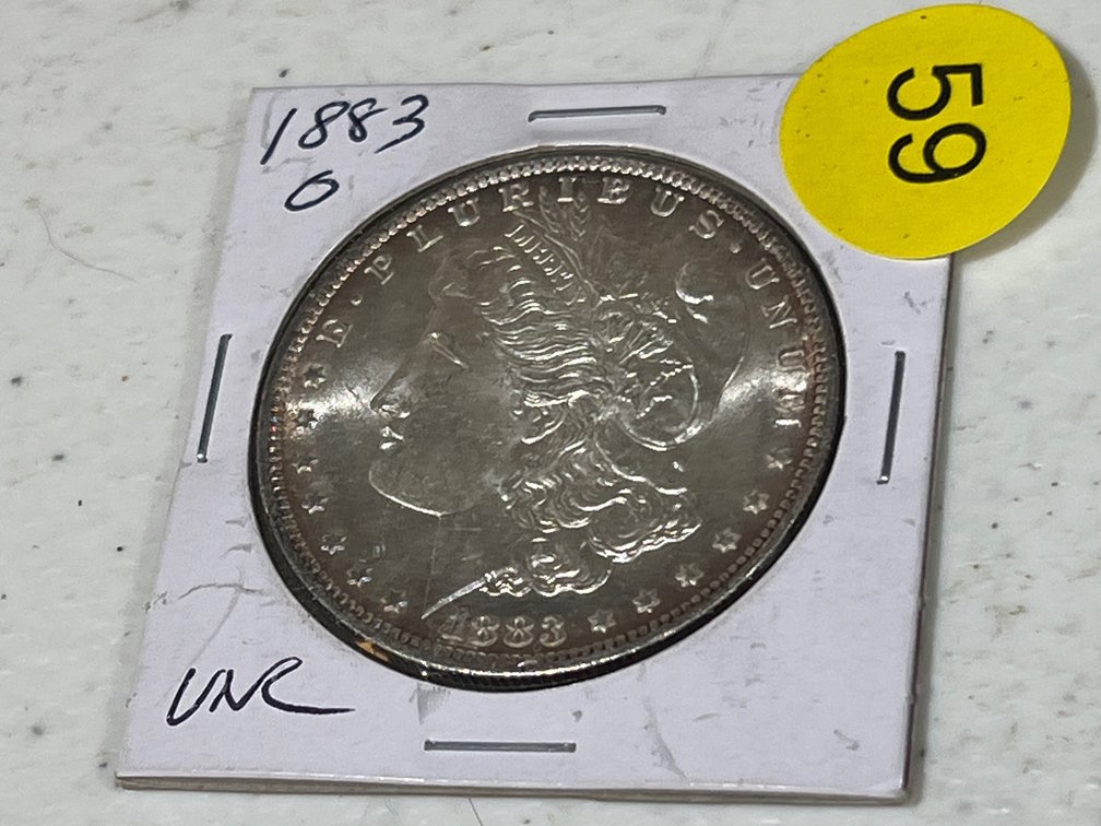 1883-O MORGAN SILVER DOLLAR