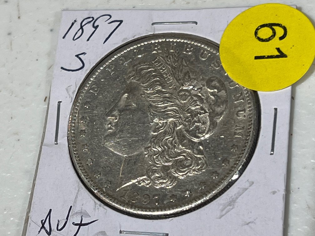 1897-S MORGAN SILVER DOLLAR