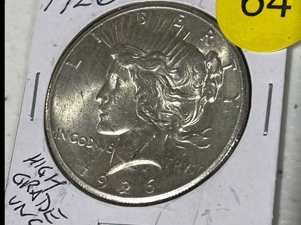 1926 SILVER PEACE DOLLAR