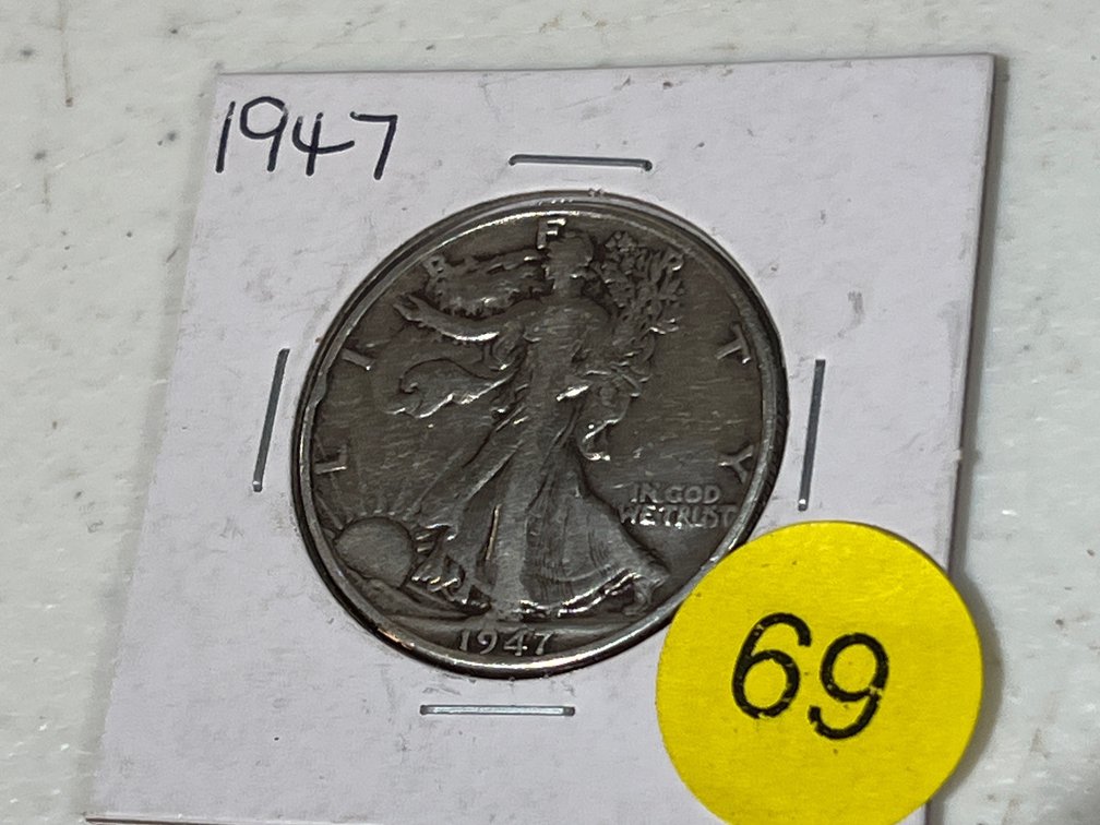 1947 WALKING LIBERTY HALF DOLLAR