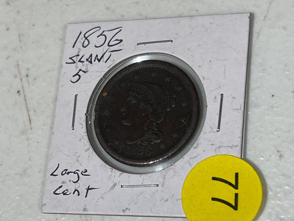 1856 LARGE CENT