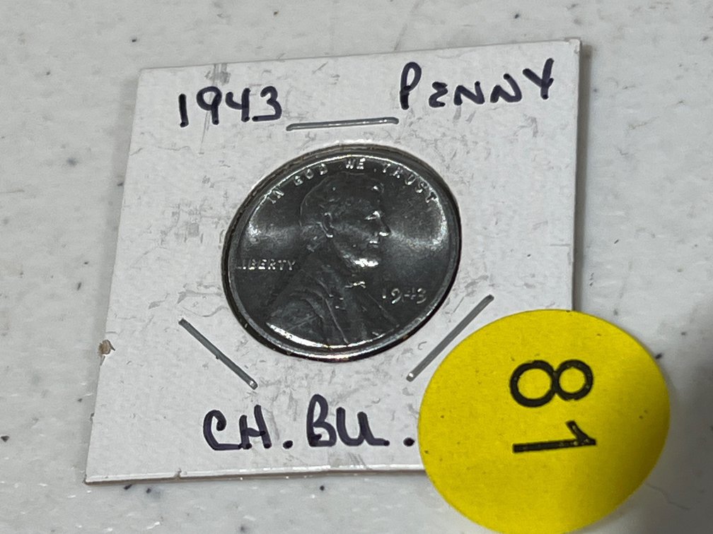 1943 STEEL WHEAT PENNY