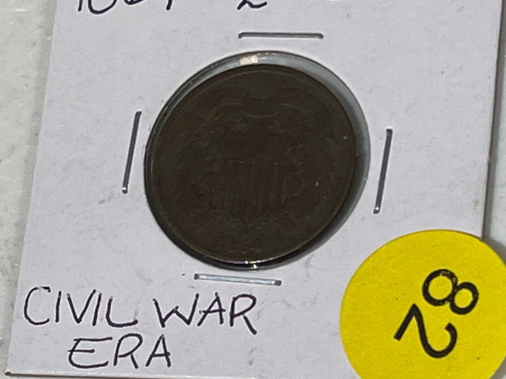 1864 2 CENT PIECE